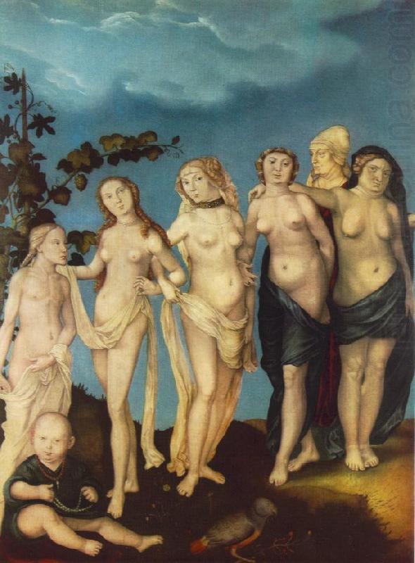 BALDUNG GRIEN, Hans The Seven Ages of Woman ww china oil painting image